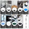 VickyHome Electric Spin Scrubber, Cordless Shower Scrubber with 9 Replaceable Brush Heads and Adjustable Extension Handle