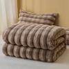 Luxury Winter Shu Cotton Velvet and Lamb Wool Blanket