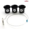 3 in 1 Set 5X 10X 15X Magnifying Glass Clip on Magnifier for Watchmaker Jewelry Watch Repair Tool Professional Watch Accessories