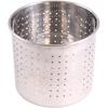 Stainless Steel Draining Basket for 30cm Stockpots, Suitable for Soups, Stews, Noodle Making, and Pasta Making. Features a Handle for Added