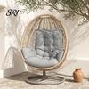 Outdoor Chair Cushion Egg Waterproof Hammock Indoor Elastic Hanging Replacement for Garden Yard Swing
