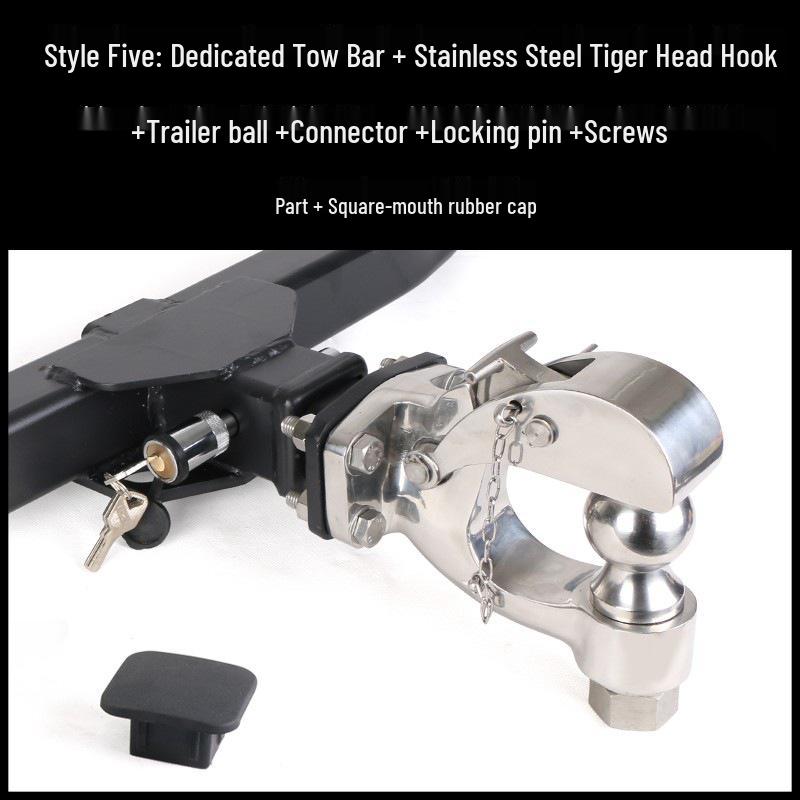 Compatible Tow Hooks and Tow Bar for Roewe RX5, RX8, and W5 Models (Rear)