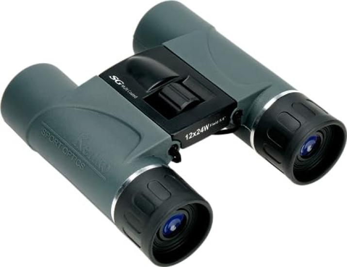 KENKO SG-H 12x24 Binoculars, 12x Magnification, 24mm Aperture, Dual-Axis Roof Prism, Compact and Lightweight (259g), Ideal for Travel and Concerts