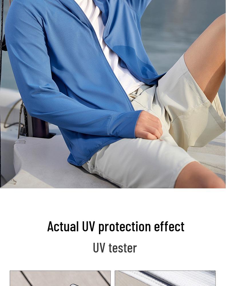 Ice Silk Men's Sun Protection Jacket 2026 - New Style, Anti-UV, Breathable, Thin for Summer & Outdoor Fishing