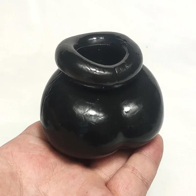 Male Soft Comfortable Silicone Bull Bag Ball Stretcher Snug,Scrotum Ballstretcher Ballsack,Testicle Bondage,Sex Toys For Adults