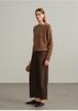 Women's Sequined Cashmere Sweater - Thickened Roll-Edge Round Neck, Versatile Autumn/Winter Casual Knit Base Layer