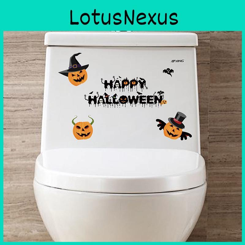 Top-tier Material Halloween Party Diy Witch Stickers Skeleton Ghost Window Wall Decals Decor