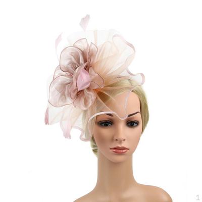 Fascinator Headband Flower Hair Band Headwear For Cocktail Party Wedding Jewelry