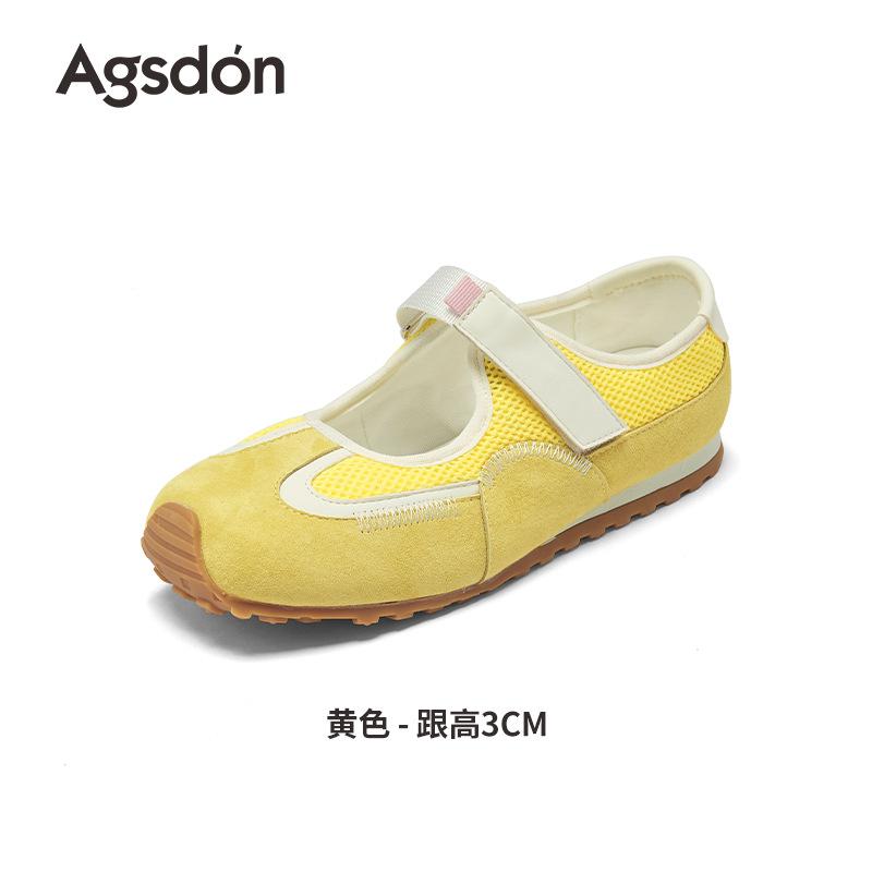 

Augustine Ballet training shoes women s 2025 new Mary Jane sports and leisure shoes Velcro white shoes 40