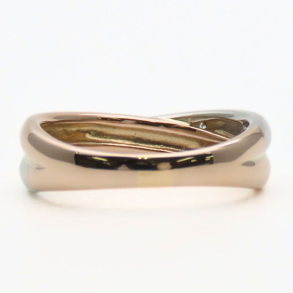 Used VANDOME Ring EU#53 Pt900Platinum/K18 Pink Gold 6.2g Platinum Pink Gold 5PD