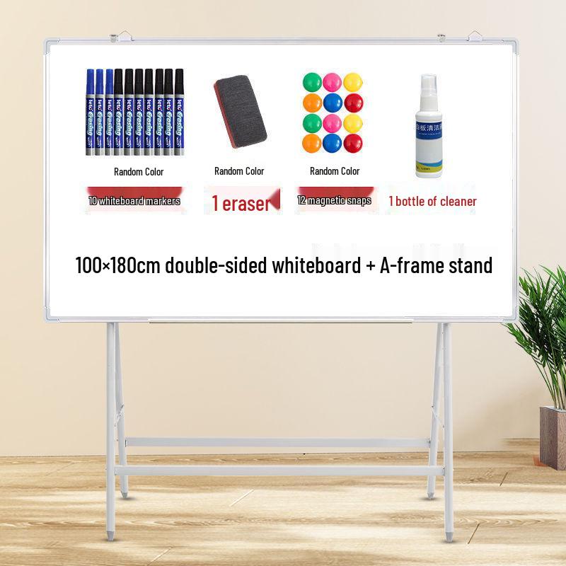 Mobiler zweiseitiger magnetischer Whiteboard-Ständer für Zuhause, Büro oder den Unterricht