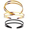 3pcs Nonslip Headband Set for Women Comfortable Wear Wide Double Breasted Hairhoop for Sport and Everyday Use