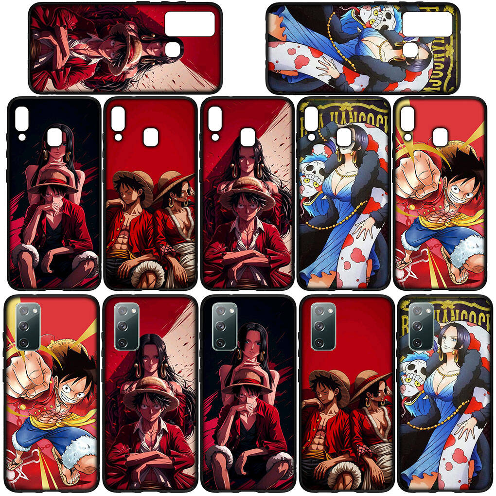 Phone Case for iPhone 17 15 16 Plus Redmi Note 14 12 11 13 Pro Max Huawei P30 P20 Lite OPPO A60 A80 A38 A54 Boa Hancock Funda One Pieces Luffy Cover