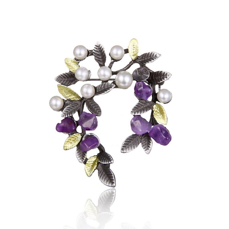 Nuova Brooch Camelia alla Moda da Donna Eleganti Spille Fiore Perla Moda Femminile Festa Cappotto Vestito Sciarpa Accessori Gioielli Regali