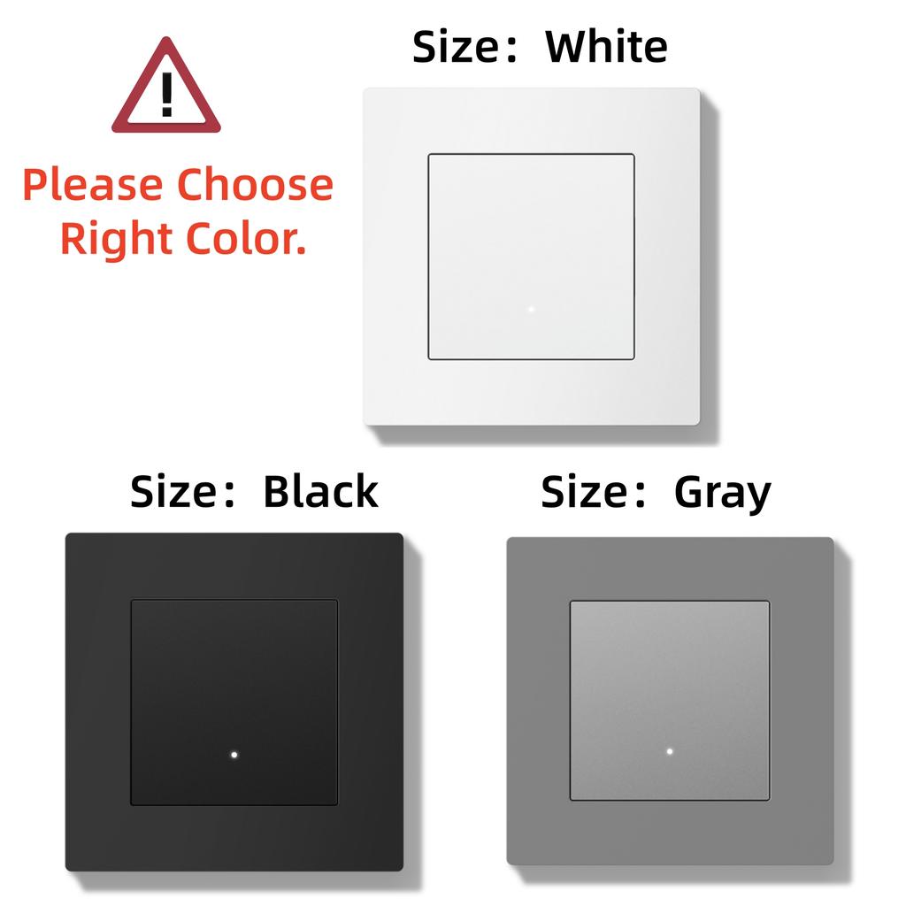 BSEED Zigbee Curtain/Light/Roller/Dimmer Switch Series Wall Smart Click Switches Shutter Backlight Plastic Frame Tuya APP Switch