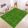 Football Field Pattern Carpet for Living Room Anti Slip Doormat  Suitable Bedroom Kids Play Area Sports Floor Mat for Home Decor