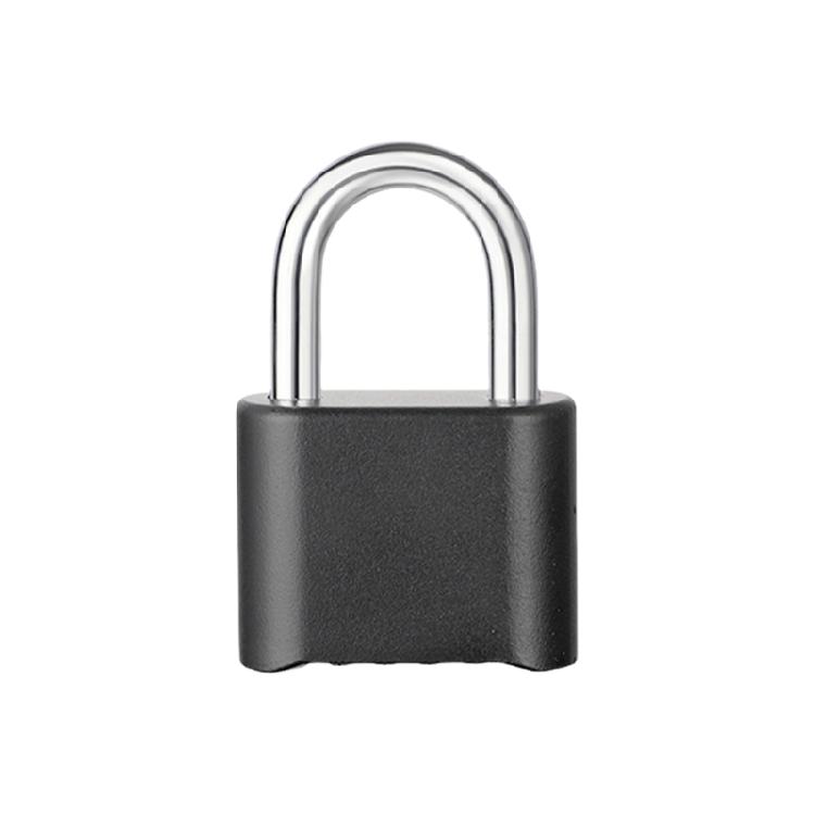 Zinc Alloy Combination Lock Solid Body with Stylish Steel Shackles Portable Accessory for Multipurpose Security
