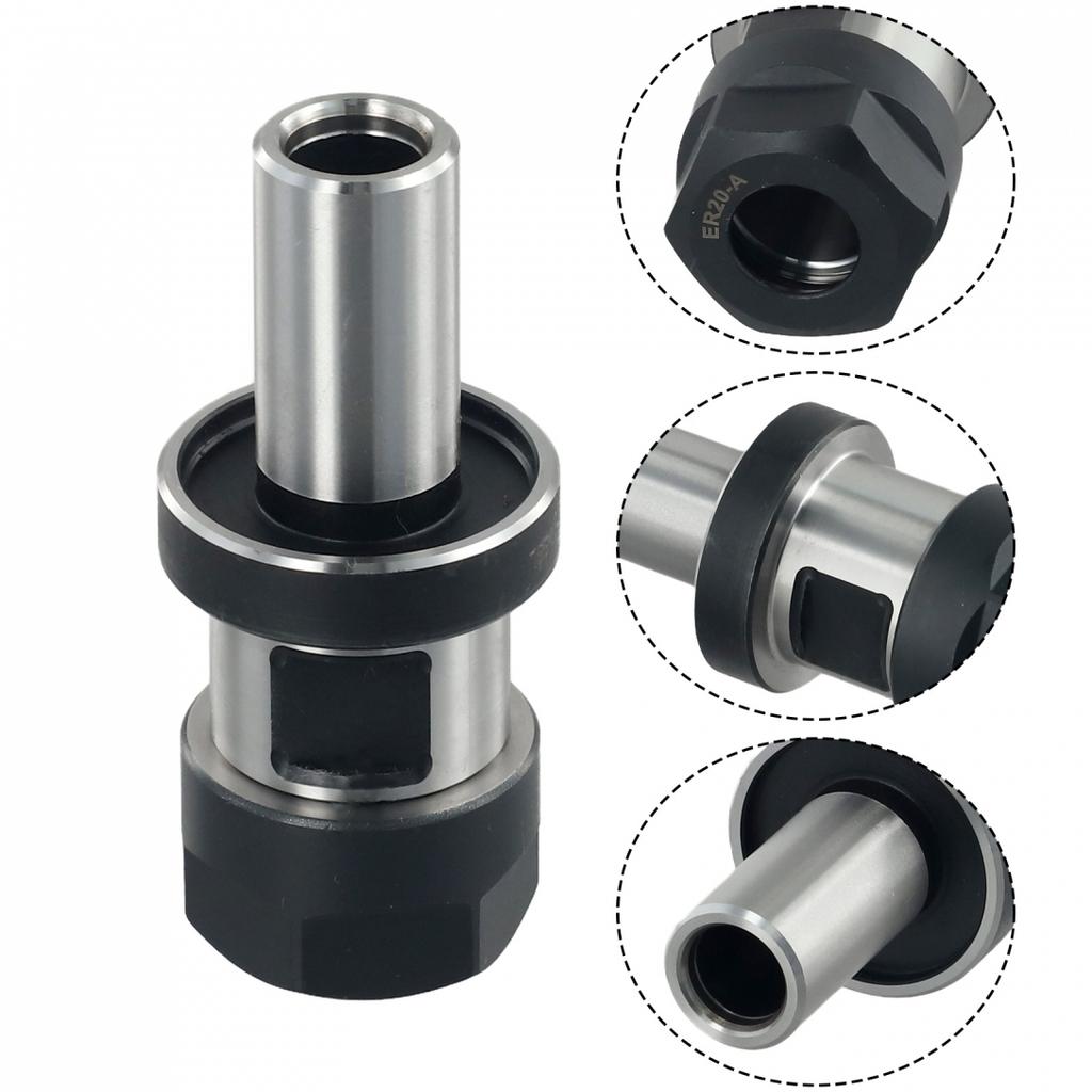 For Tomrach C3/4-ER20A 1.38L Collet Chuck Holder Metal Working Tool Silver