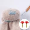 2Pcs Wood Darning Mushroom Multifunctional Fabric Mending Tool Sewing Accessory For Clothing Repair Knitting Project
