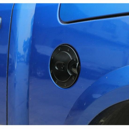 Exterior Filler Fuel Tank Door Cover Gas Cap Trim for Dodge RAM 1500 10-17 Black