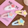 Plush Star Shape Hair Clip Carnival Photography Headwear for Woman Girls Bangs Taking Photo Shopping Travel Anti-Slip