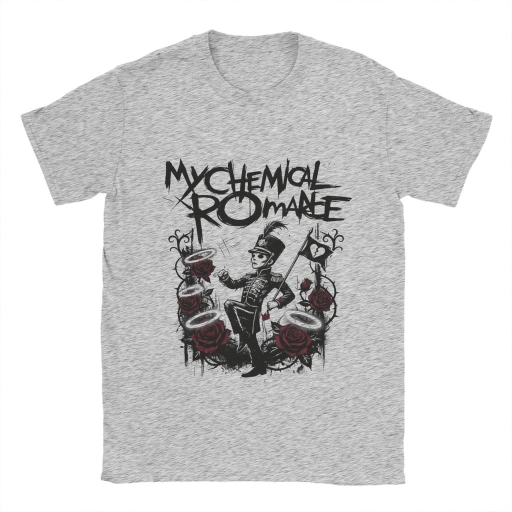 My Chemical Romances  Men T Shirt  Funny Tees Short Sleeve O Neck T-Shirt 100% Cotton Summer Clothing