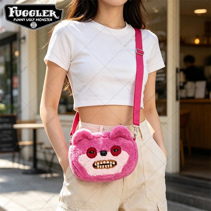Funny Ugly Teeth Monsters Plush Toys Shoulder Bag Fugglers Wide Eyed Weirdo Sphynx Cat Sir Belch Peluche Doll