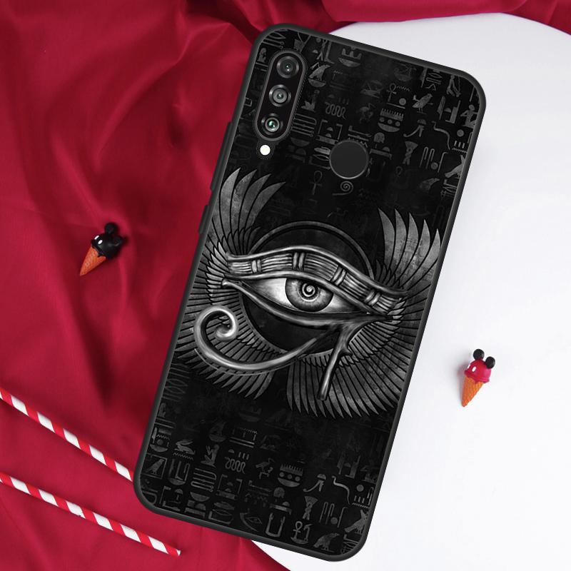 Sacred Eye of Horus Egypt Fresco For Huawei Nova 5T 12s 12i 11i Y90 Y70 Y60 Y61 Y91 Y72 9 10 SE P20 P40 Lite P60 P30 Pro Case