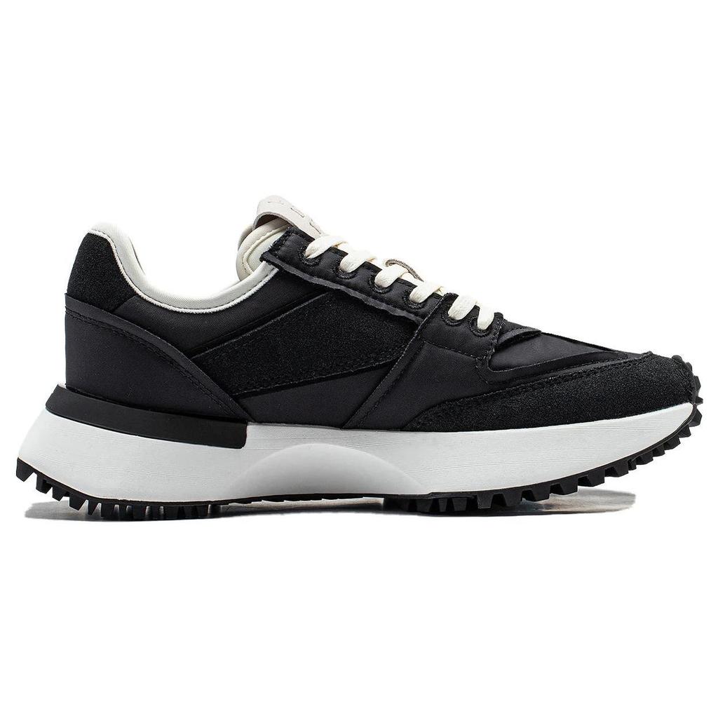 Li Ning 001 Vntg Lightweight Abrasion Resistant Low top Running Shoes Women's Black AZGT034-2