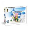 Plastic Assembling Kids Building Blocks For Santorini Castle Toys Educational