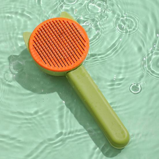 Pet Comb with Retractable Stainless Steel Needles Grooming Brush Removes Loose Hair Massage Brush for Cats And Dogs