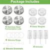 A03F-Fermentation Kit For Wide Mouth Mason Fermentation Jar,Pickling/Sauerkraut Kit For Mouth Mason Ja(Jars Not Included)