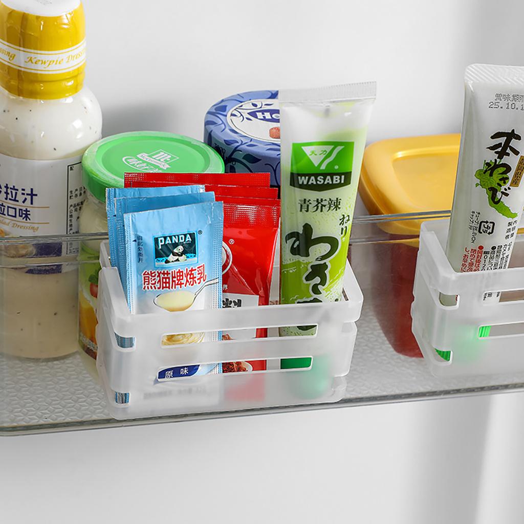 Telescopic Refrigerator Storage Box Fridge Side Door Food Organizer Container  Kitchen Vegetable Fruit Case