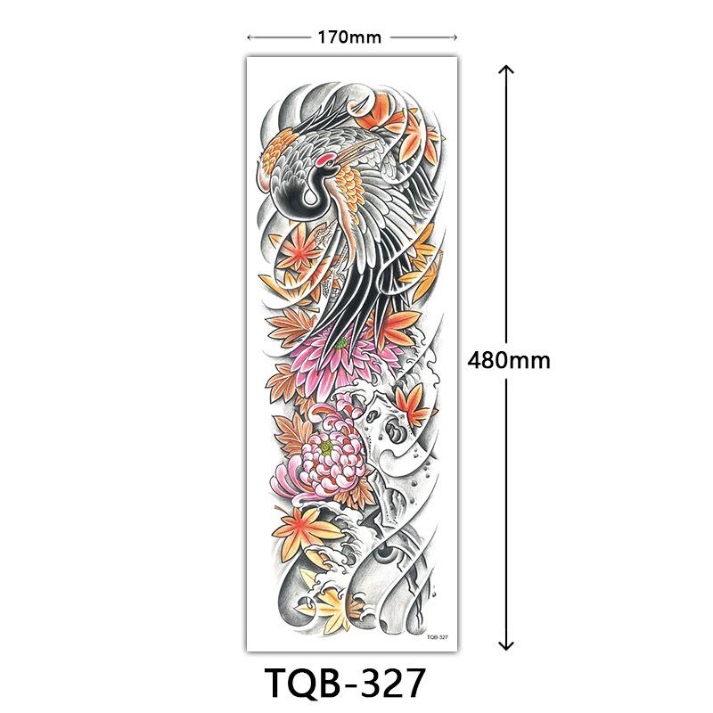 Full Arm Tattoo Sticker, Full Arm Big Picture Tattoo Sticker, Flower Arm Tattoo Sticker Tattoo