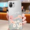 Coque transparente à motif Floral Rose, étui transparent pour Xiaomi Poco X3 Nfc X3pro M3 F1 F3 pour Mi 11 12 13 11x 12x Pro 11 10 Lite 11t 10t Pro