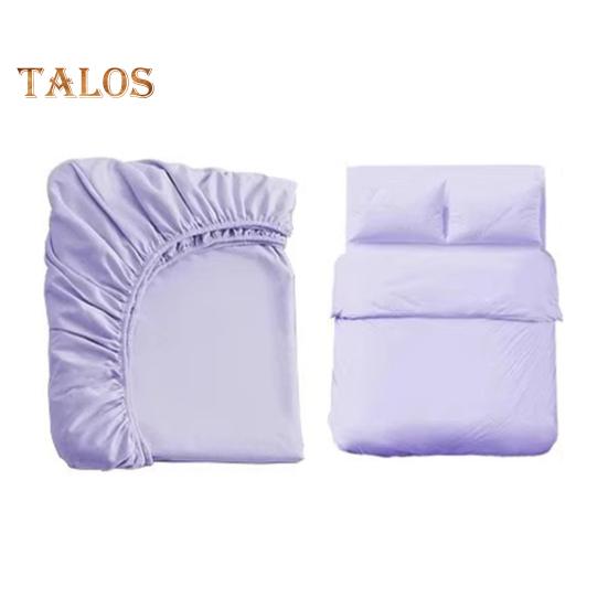 4Pcs/Set Bed Sheet Set Ultra-Elastic Stretchable Prevent Sliding Moving Disposable Sheet Quilt Cover Pillowcase Set