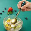 10 Pcs Dining Modern Style High-end Long Handle Dinnerware Ice Cream Scoops Spoons