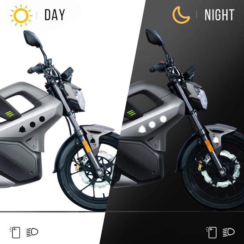 Black Reflective Tape Waterproof Motorcycle Reflective Tape Reflective Bikes Stickers 8 Pieces Bicycles Reflective Stickers belgium