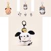 Adorable Porte-clés Pendentif Chiot en Peluche Original Mignon Animal Charme de Sac Cadeau Pour Tous les Âges