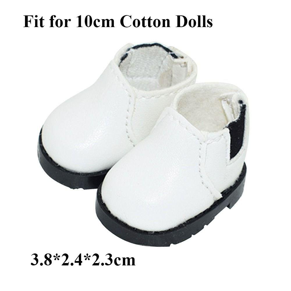 10cm/20cm Baumwollpuppe Lederschuhe Kleidung Zubehör Puppen Freizeitkleidung Schuhe Mode Lederstiefel DIY Puppengeschenk Spielzeug