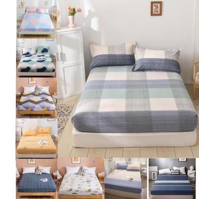 Çepeçevre Elastik Lastik Bantlı Lastikli Çarşaf Yatak Örtüsü Kaymaz Toz Geçirmez Çarşaf(Yastık Kılıfı olmadan)