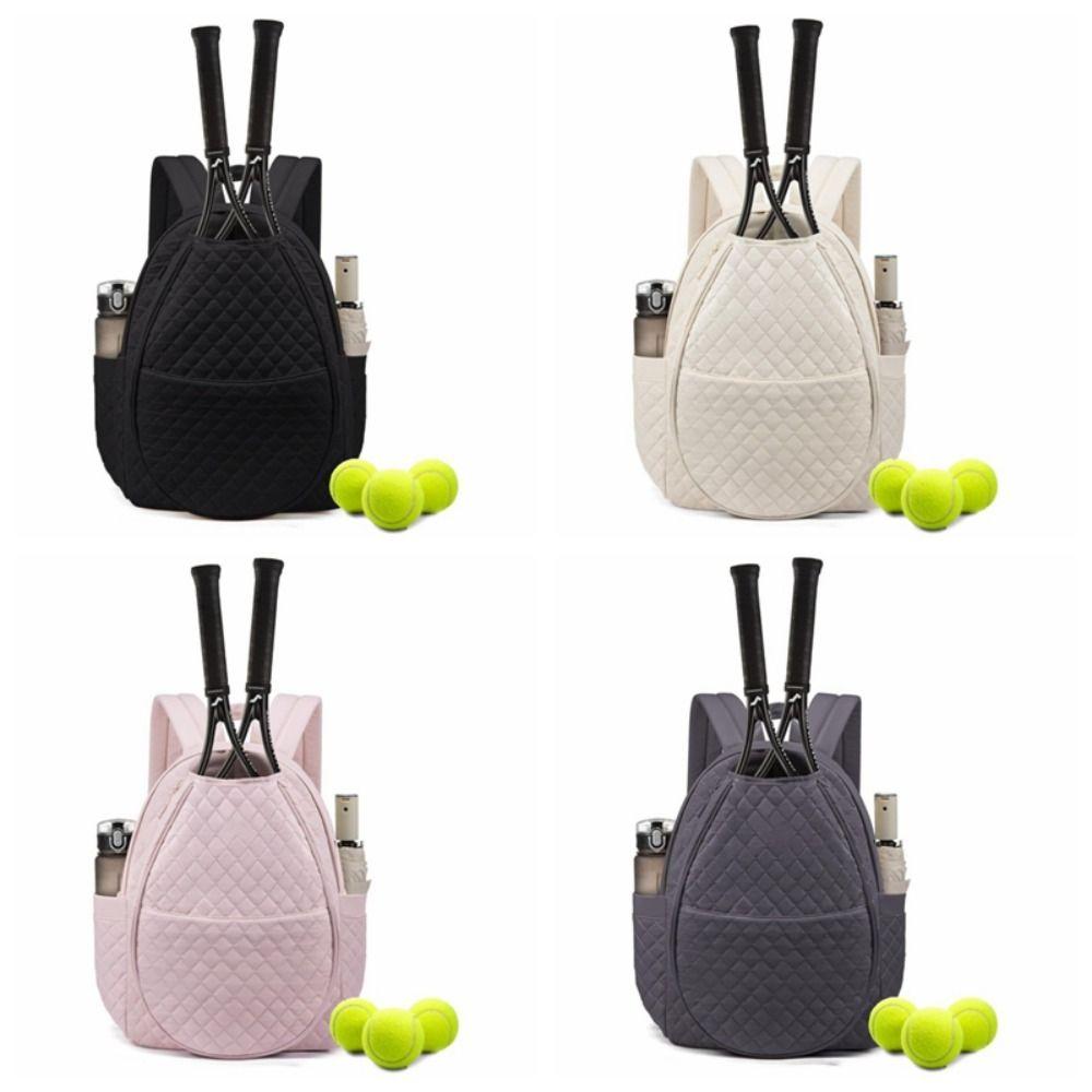 Large Capacity Tennis Bag Quilted Tennis Racket Bags New Sling Crossbody Backpack  Women Men