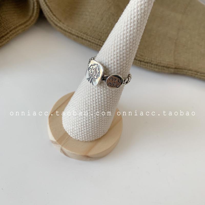 Elegant 925 Sterling Silver Roman Numerals Open Adjustable Ring For Women Stylish Geometric Design Perfect For Birthdays And Everyday Wear