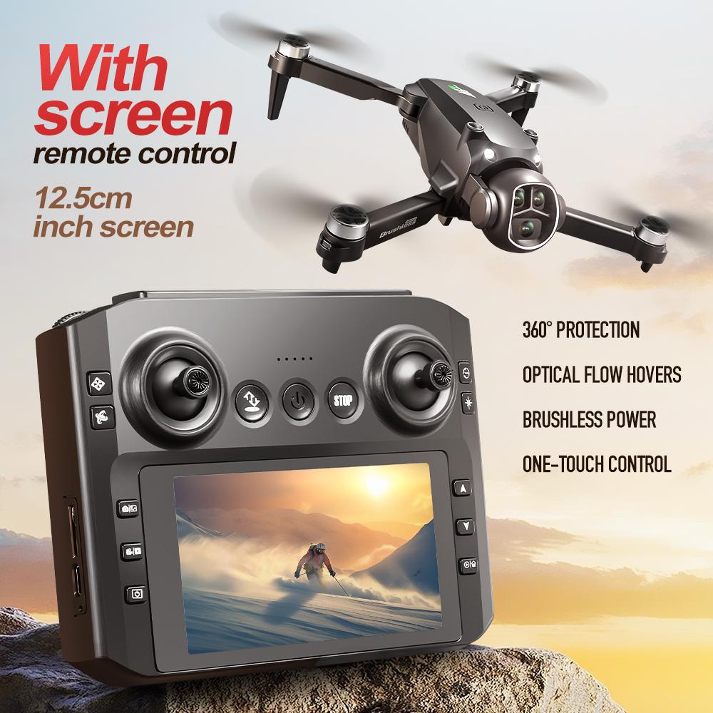 2026 M7 Pro Drone 8K Profeissional Aerial 360° HD Dual Camera Intelligent Opstacle Avoidance Brushless Power Foldable Optical Flow Hovering Toy UAV