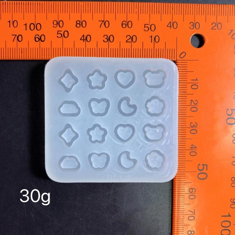 Resin Shaker Filling Mold,Silicone Heart Mold Epoxy Resin Mold Filler Quicksand Casting Filling Mold for Jewelry Making