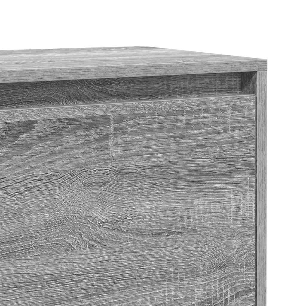 Nightstand Gray Sonoma 45x34x44.5 cm Particleboard