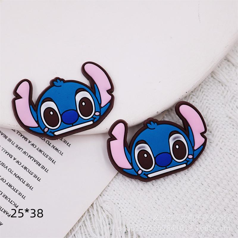 PVC Cartoon Stitch Series DIY Figurines for Phone Cases, Hairpin Ornaments, and Accessories