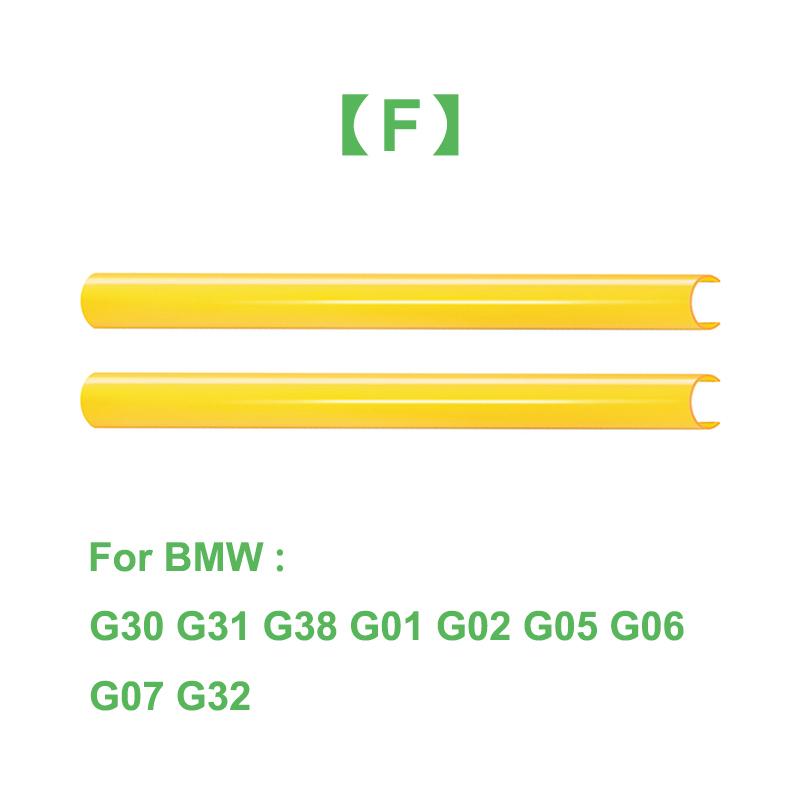 2 Peças Faixas de Acabamento da Grelha Dianteira Capa Adesivos de Moldura Para BMW F10 E60 F30 F32 F20 F22 F06 F02 F25 F26 G20 Série 1 2 3 4 5 6 7