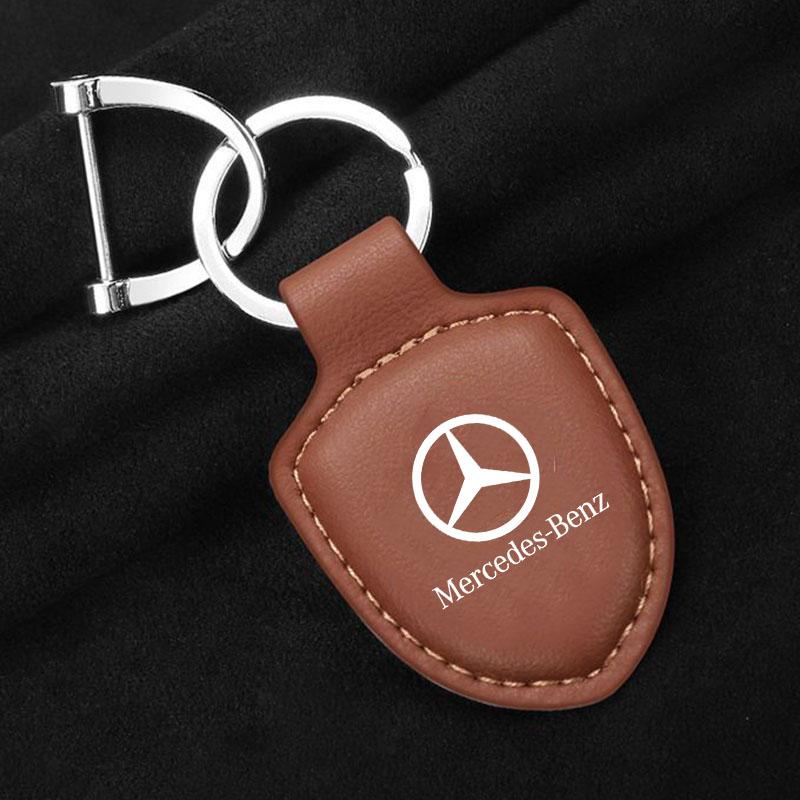 CQR1 Car Shield Keychain Business Gift Key Ring Wallet For Mercedes benz E GLK CLS A W204 W213 W221 ML ABR Apple Tree c200 Accessorie