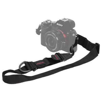 HAKUBA Speed Strap 25 by Luft Aynasız ve Kompakt Kamerlar İçin Çapraz Askı Tasarımı, Siyah, Hızlı Ayarlanabilir Uzunluk, Üst Düzey Kameralar, Askı, KST-62SS25BK